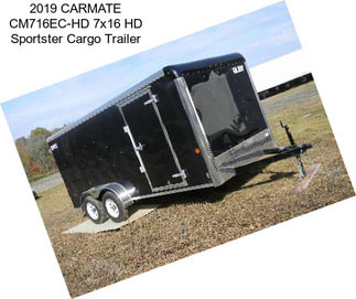 2019 CARMATE CM716EC-HD 7x16 HD Sportster Cargo Trailer