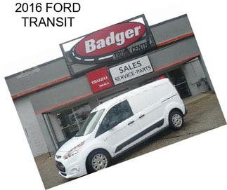 2016 FORD TRANSIT