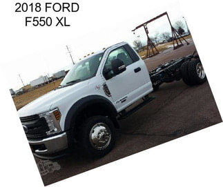 2018 FORD F550 XL