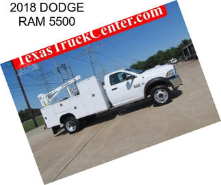 2018 DODGE RAM 5500