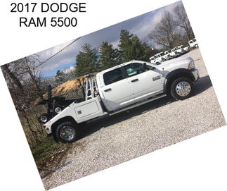 2017 DODGE RAM 5500