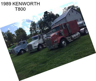 1989 KENWORTH T800