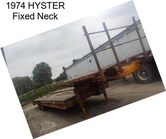 1974 HYSTER Fixed Neck