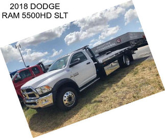 2018 DODGE RAM 5500HD SLT