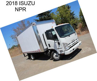 2018 ISUZU NPR