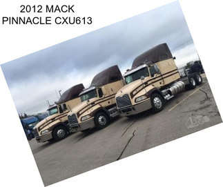 2012 MACK PINNACLE CXU613