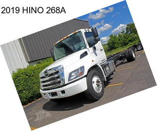 2019 HINO 268A