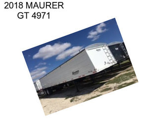 2018 MAURER GT 4971