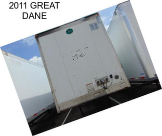 2011 GREAT DANE