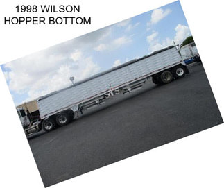 1998 WILSON HOPPER BOTTOM