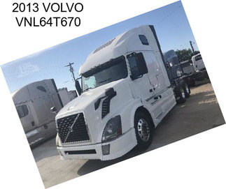 2013 VOLVO VNL64T670