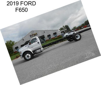 2019 FORD F650