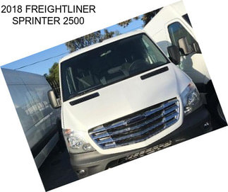 2018 FREIGHTLINER SPRINTER 2500