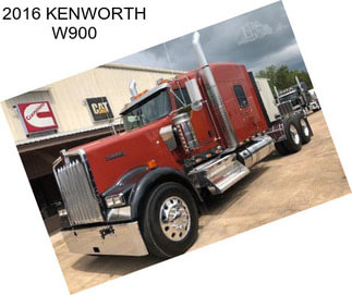 2016 KENWORTH W900