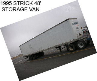 1995 STRICK 48\' STORAGE VAN