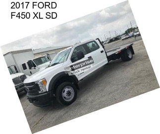 2017 FORD F450 XL SD