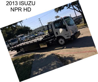 2013 ISUZU NPR HD