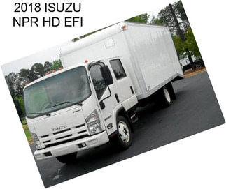 2018 ISUZU NPR HD EFI