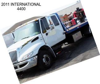 2011 INTERNATIONAL 4400