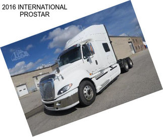 2016 INTERNATIONAL PROSTAR