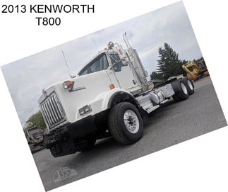 2013 KENWORTH T800