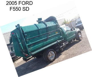 2005 FORD F550 SD