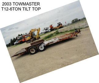 2003 TOWMASTER T12-6TON TILT TOP