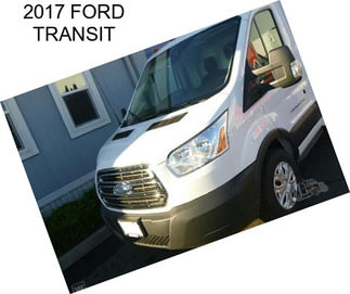 2017 FORD TRANSIT