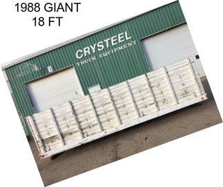 1988 GIANT 18 FT