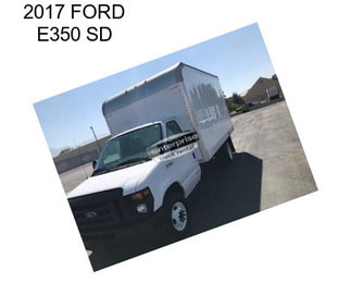 2017 FORD E350 SD