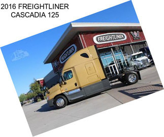 2016 FREIGHTLINER CASCADIA 125