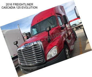 2016 FREIGHTLINER CASCADIA 125 EVOLUTION