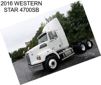 2016 WESTERN STAR 4700SB