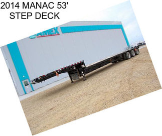 2014 MANAC 53\' STEP DECK