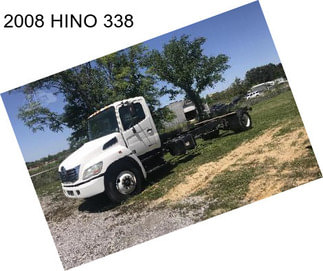 2008 HINO 338