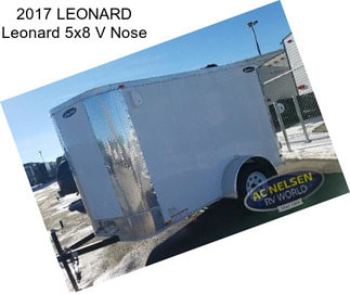 2017 LEONARD Leonard 5x8 V Nose