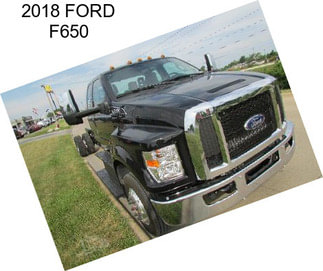 2018 FORD F650