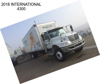 2018 INTERNATIONAL 4300