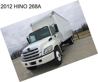 2012 HINO 268A