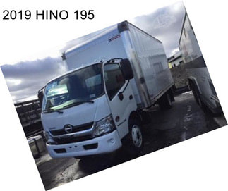 2019 HINO 195