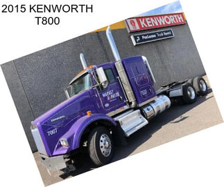 2015 KENWORTH T800