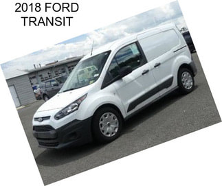 2018 FORD TRANSIT