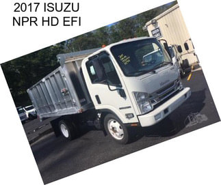 2017 ISUZU NPR HD EFI