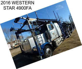 2016 WESTERN STAR 4900FA