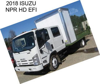 2018 ISUZU NPR HD EFI