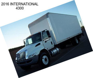 2016 INTERNATIONAL 4300