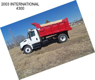 2003 INTERNATIONAL 4300