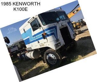 1985 KENWORTH K100E