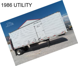 1986 UTILITY