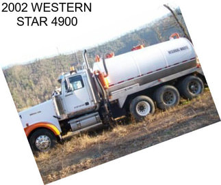 2002 WESTERN STAR 4900